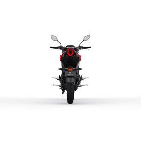 VMOTO Stash Elektroroller in Rot, Heckansicht – sportlicher E-Roller mit 120 km/h und ABS, erhältlich bei SONS OF ELECTRICITY, Dortmund, Deutschland