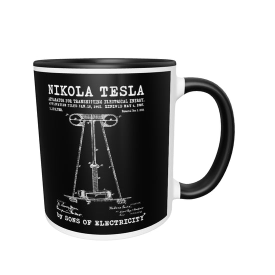 SONS OF ELECTRICITY - Nikola Tesla SONS OF ELECTRICITY Historical Edition - Nikola Tesla - Teslaspule - Tasse bedruckt