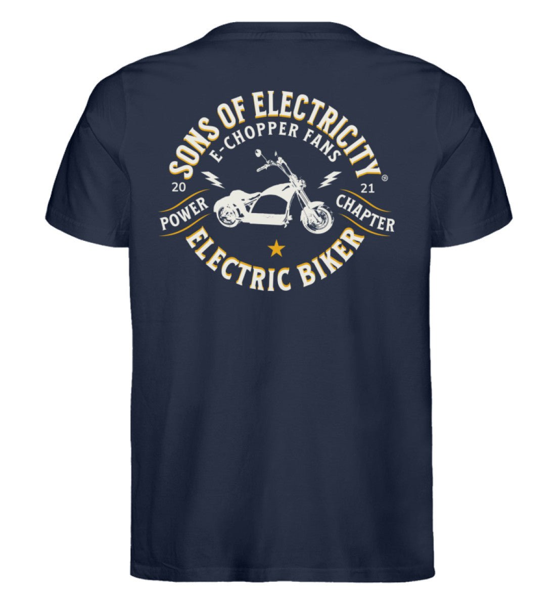Bio Premium E-Chopper (1) T-Shirt: SONS OF ELECTRICITY Fans