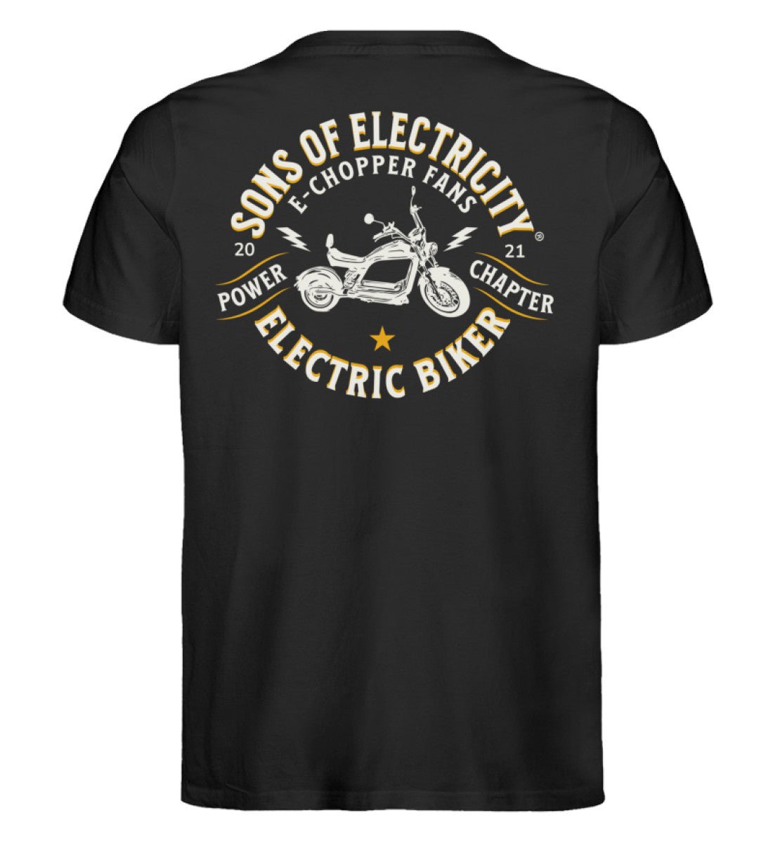 Bio Premium E-Chopper (2) T-Shirt: SONS OF ELECTRICITY Fans