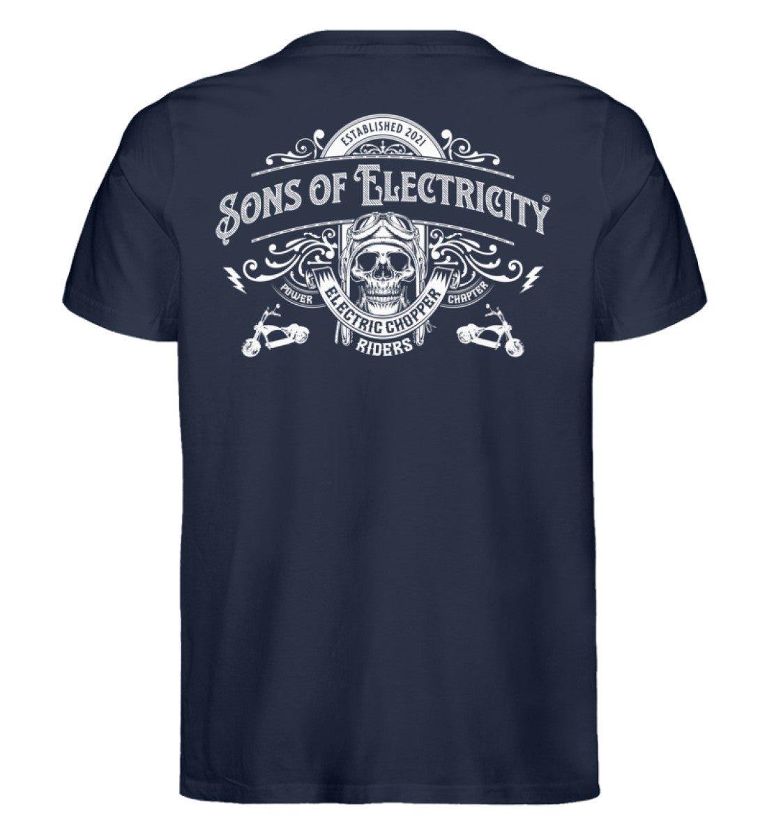 Bio Premium E-Chopper (1) T-Shirt: Electric Chopper Riders -