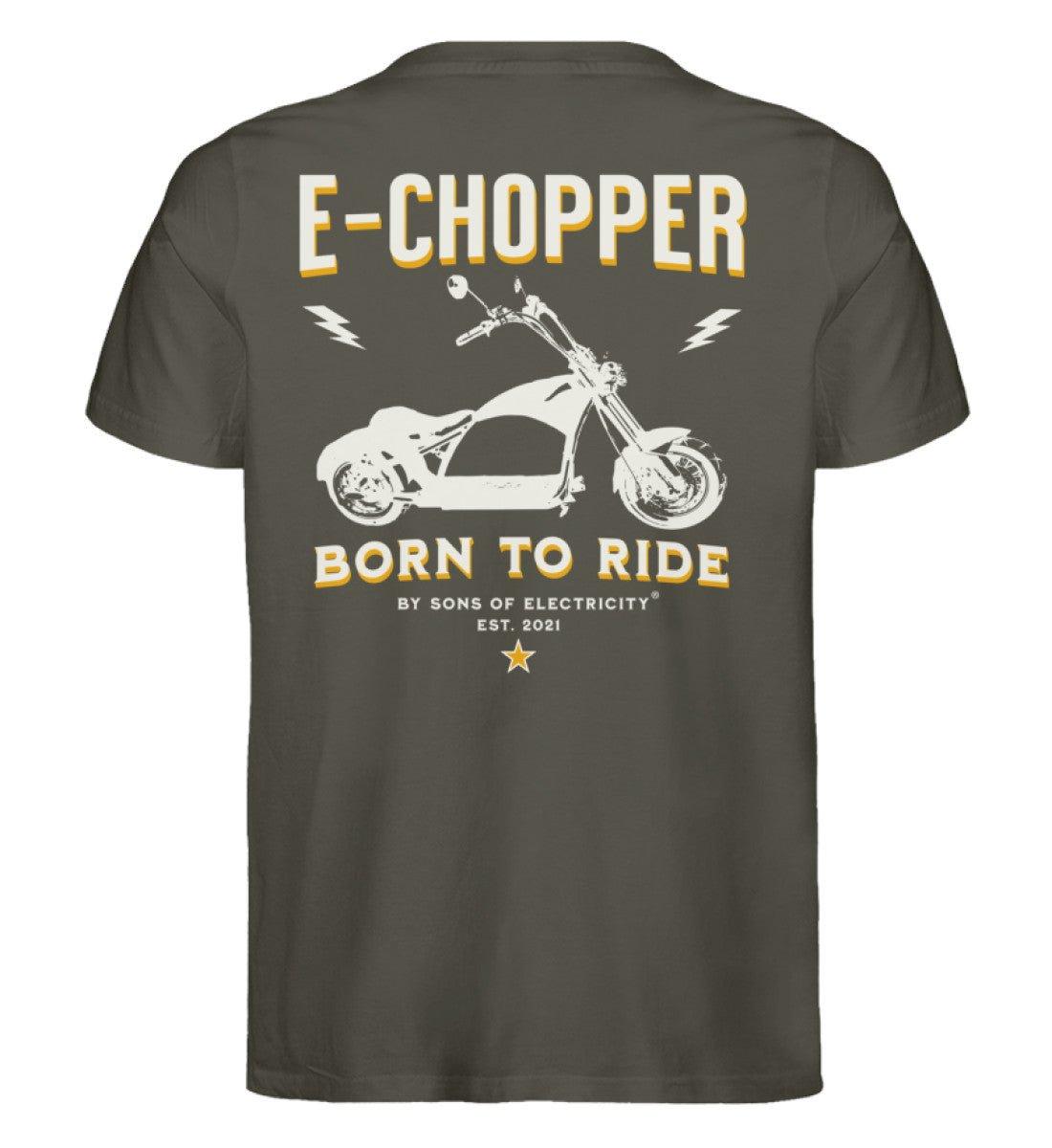 Bio Premium E-Chopper (1) T-Shirt: SONS OF ELECTRICITY Born