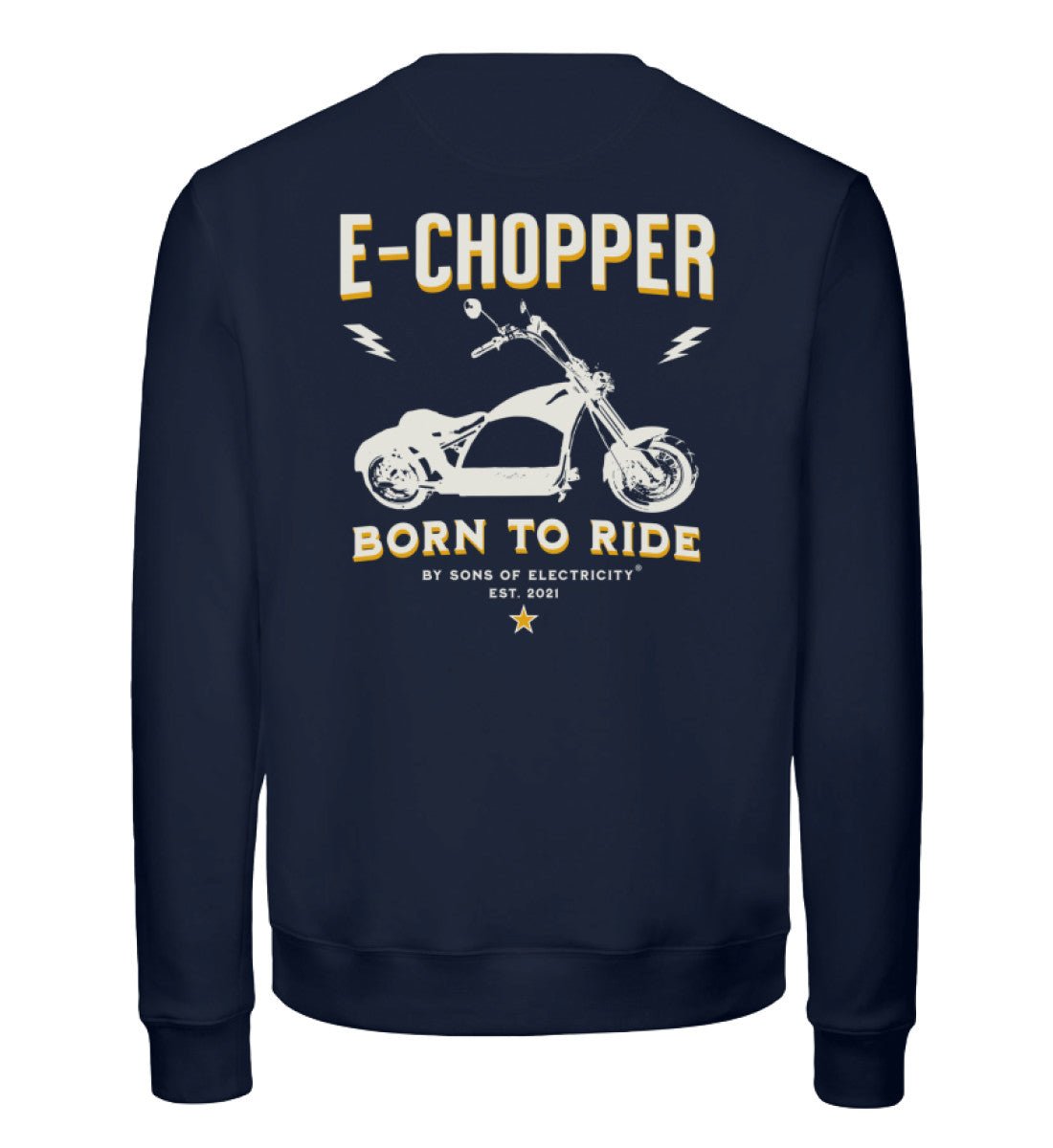 Bio Premium E-Chopper (1) T-Shirt: SONS OF ELECTRICITY Born