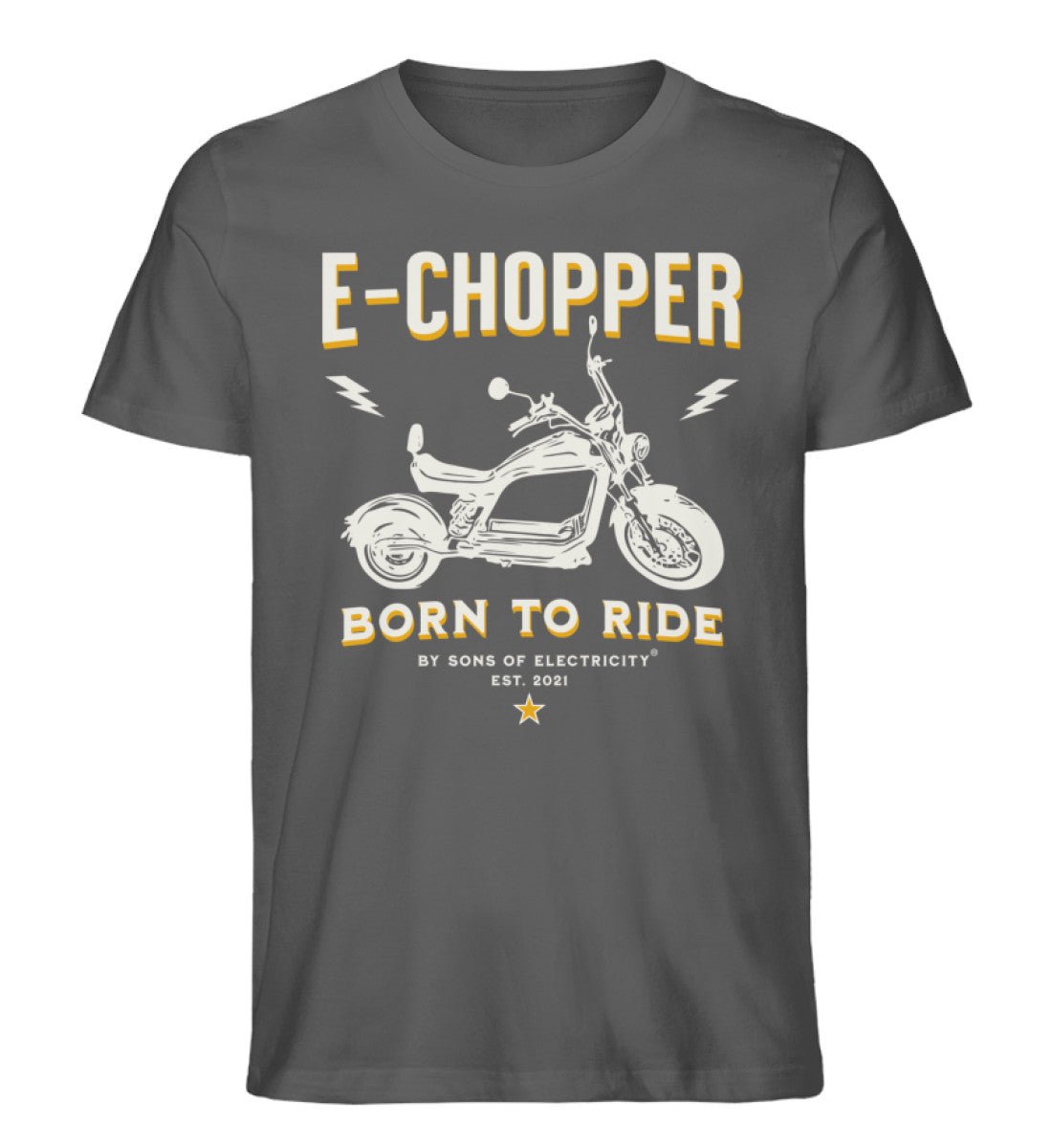 Bio Premium E-Chopper (2) T-Shirt: SONS OF ELECTRICITY Born