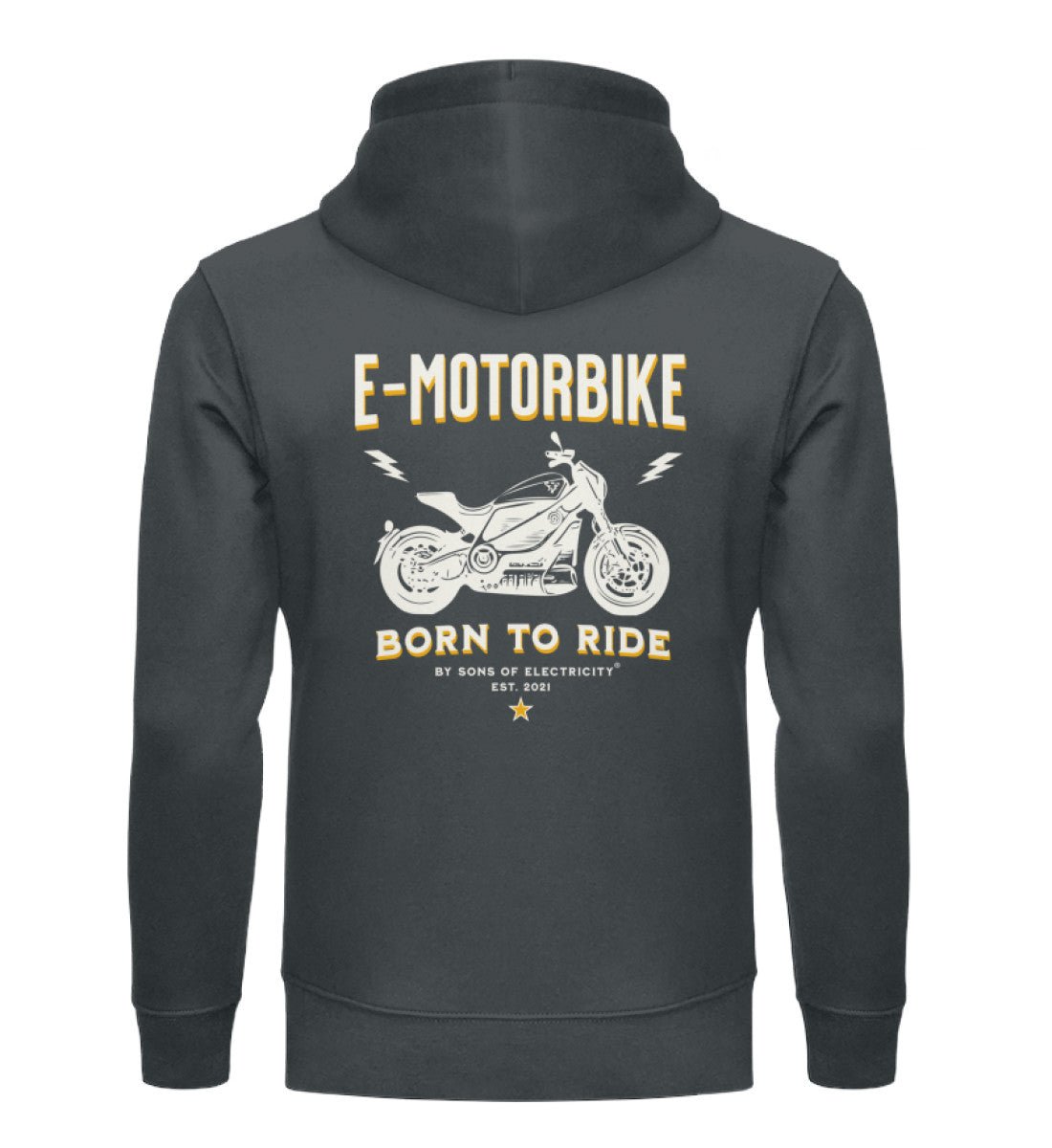 Bio Premium E-Motorrad Hoodie: SONS OF ELECTRICITY