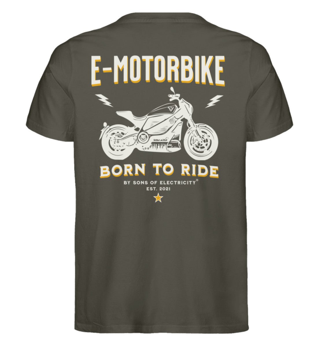 Bio Premium E-Motorrad T-Shirt: SONS OF ELECTRICITY
