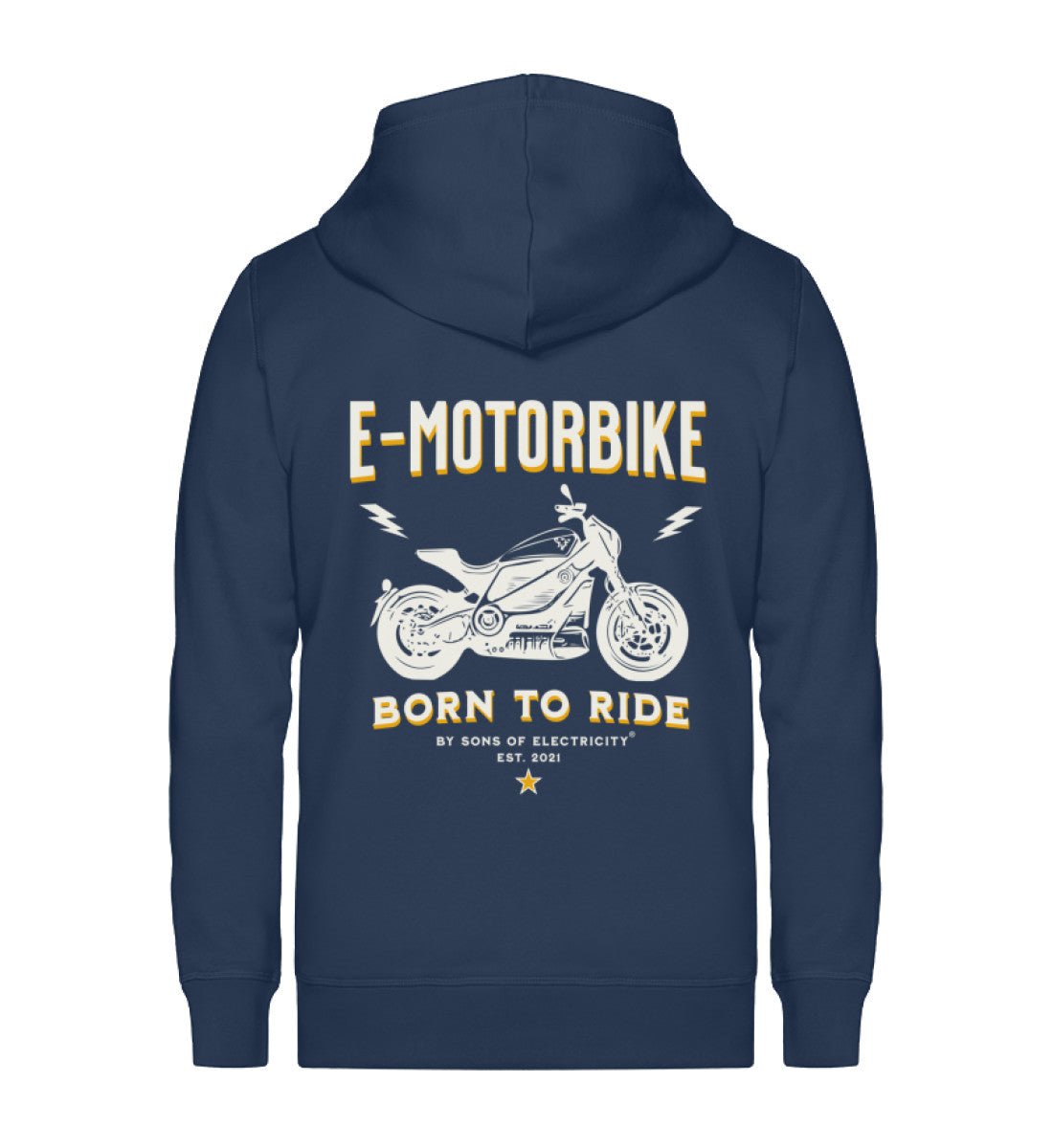 Bio Premium E-Motorrad Zipper Jacke: SONS OF ELECTRICITY