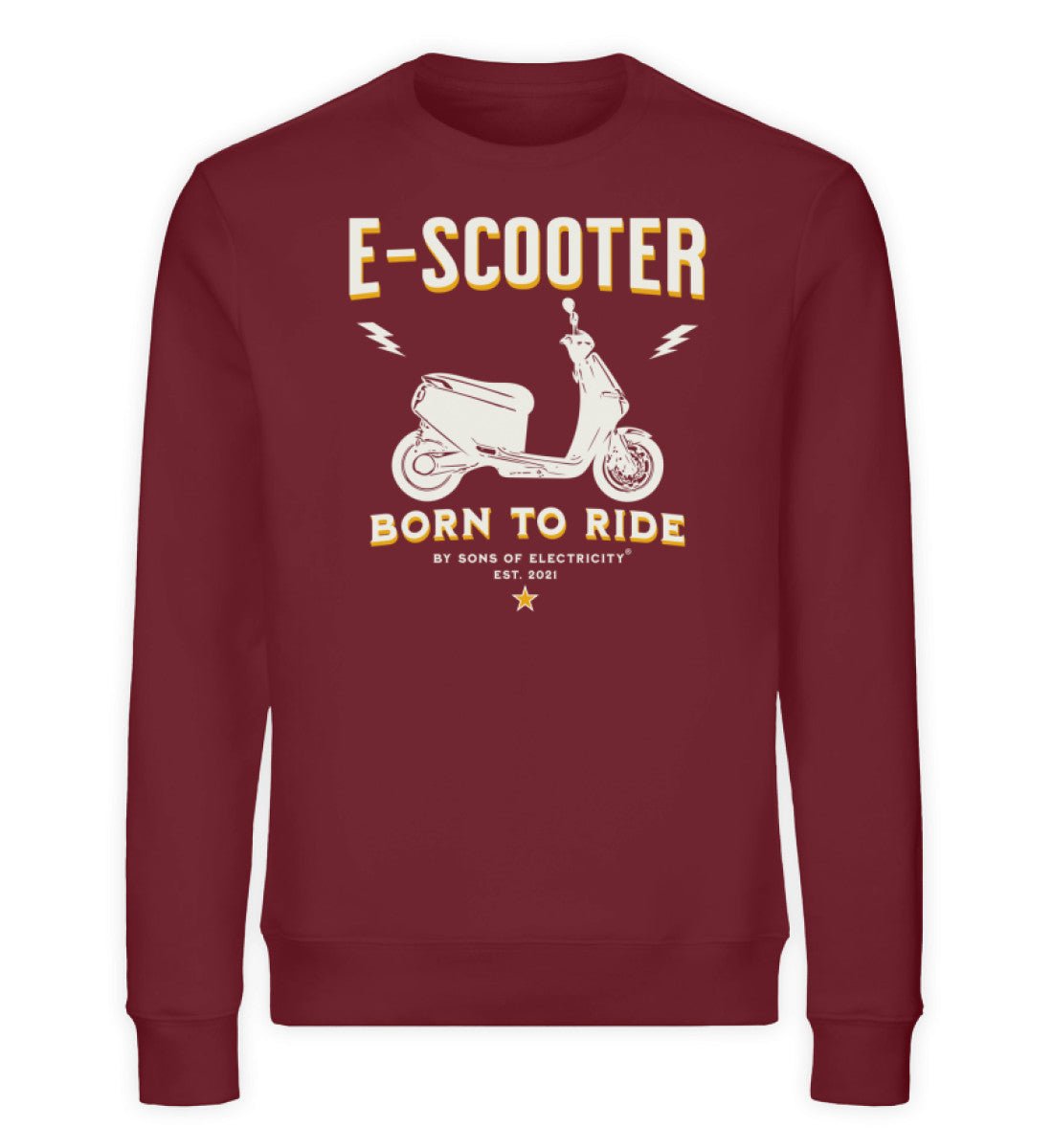 Bio Premium E-Motorroller Sweatshirt: SONS OF ELECTRICITY