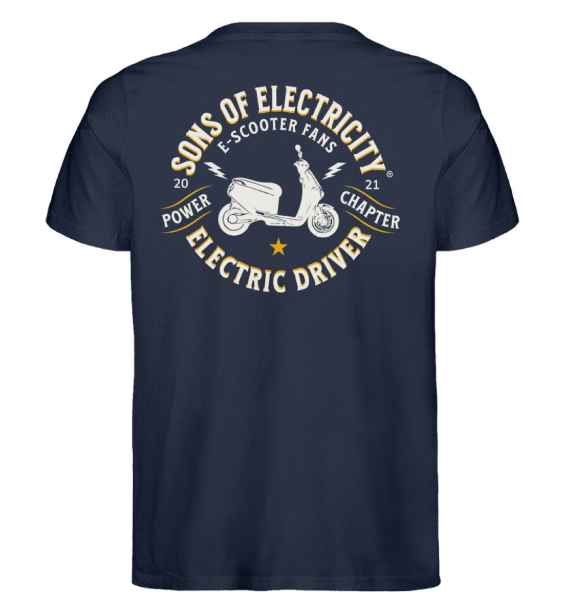Bio Premium E-Motorroller T-Shirt: SONS OF ELECTRICITY