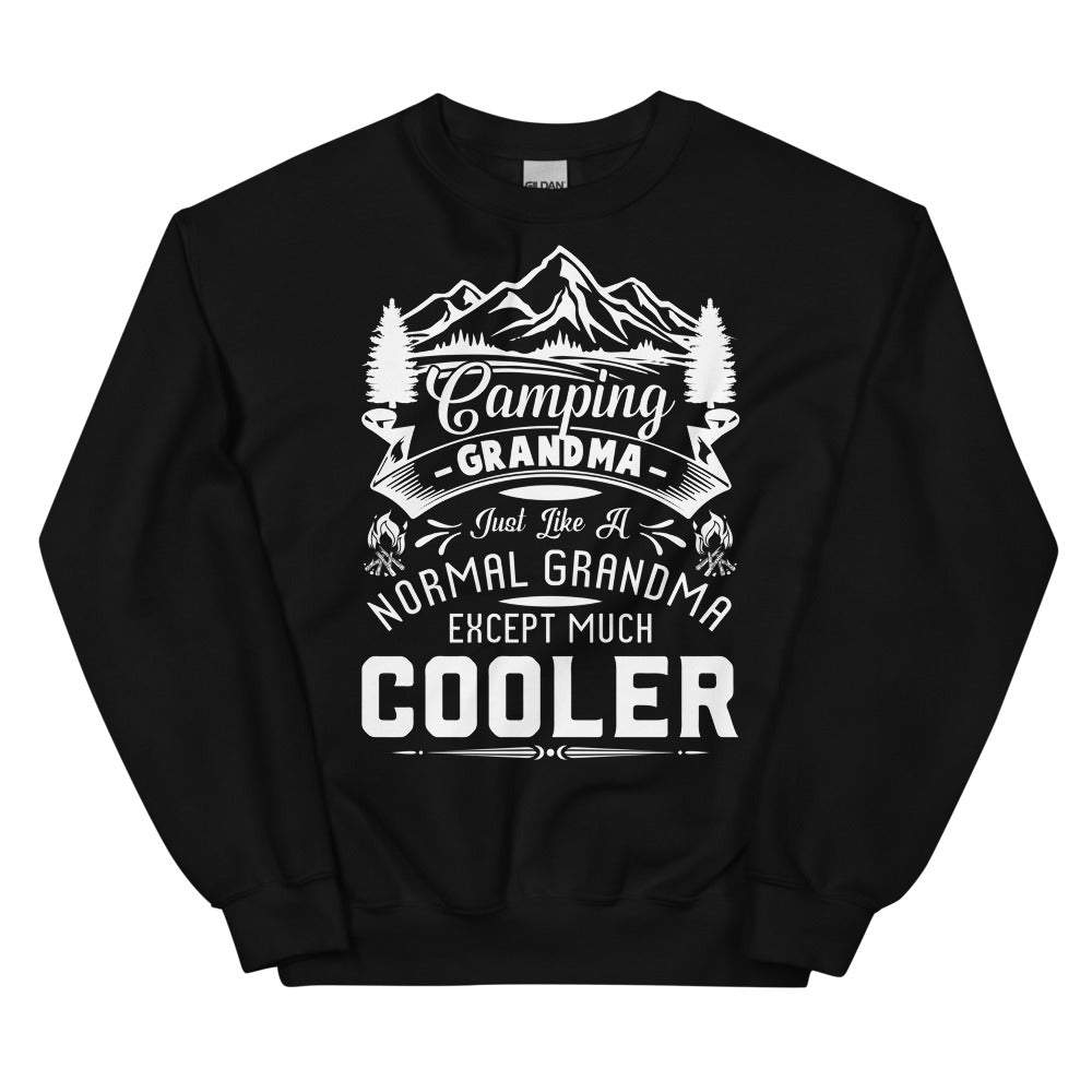 Camping Grandma just like a normal except much cooler -