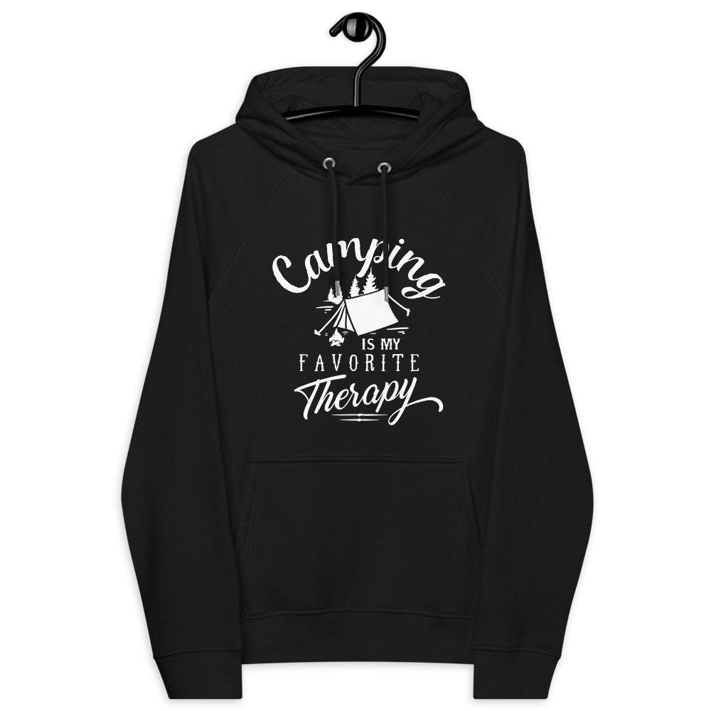 Camping is my favorite Therapy - Premium Bio Unisex Hoodie
