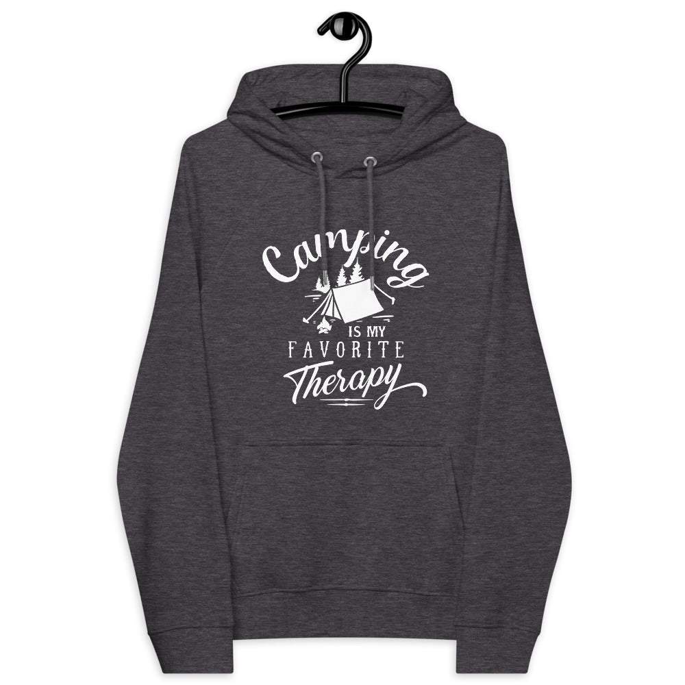 Camping is my favorite Therapy - Premium Bio Unisex Hoodie
