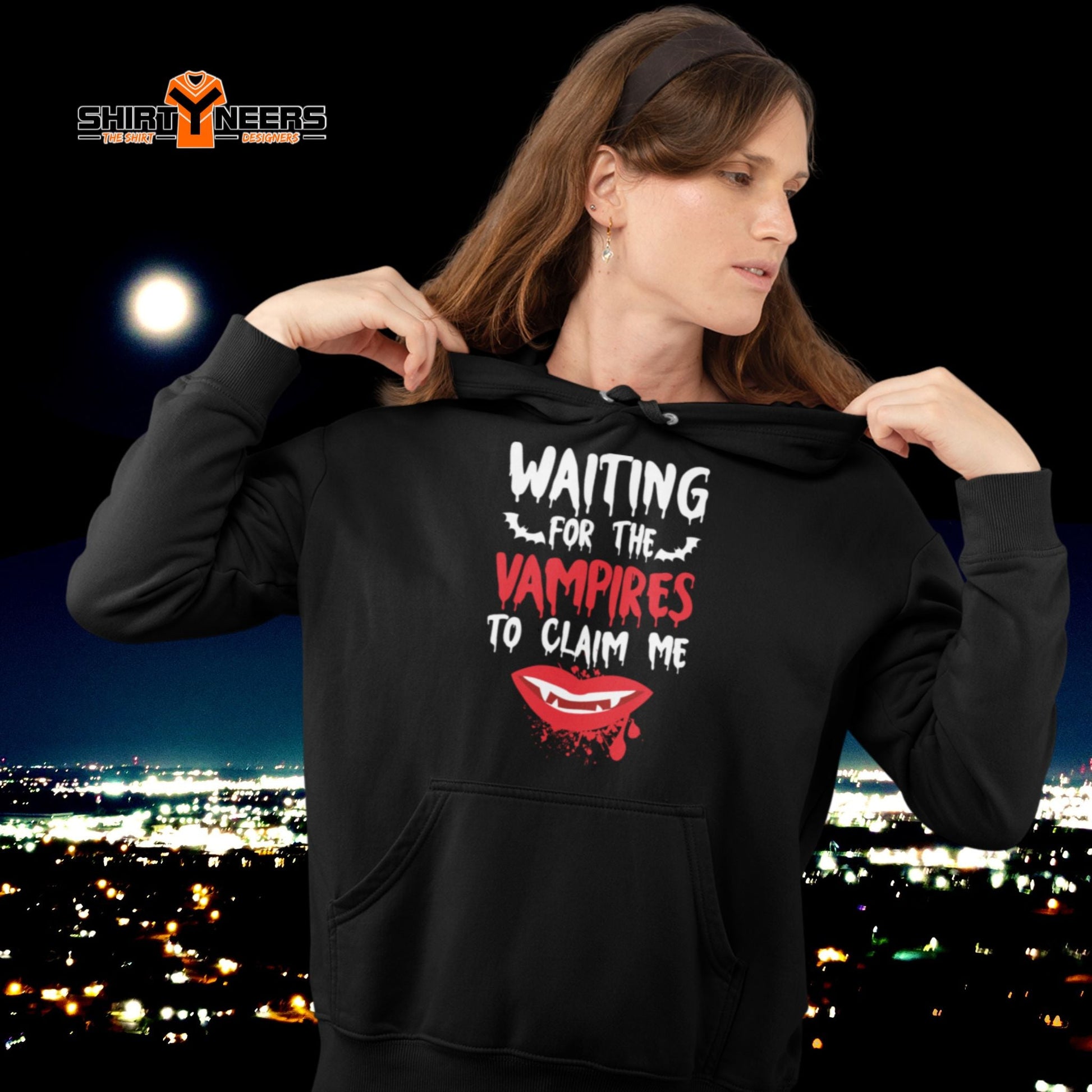 Creepy Ville - Waiting for the vampires... – Premium Unisex