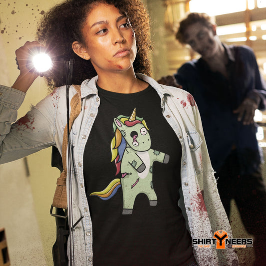 Creepy Ville - Zombie Einhorn - essentielles Premium Unisex