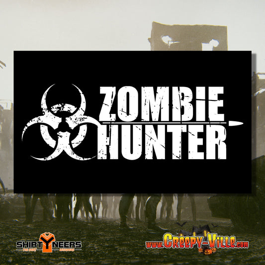 Creepy-Ville - Zombie Hunter - Fahne 90 X 150 cm -