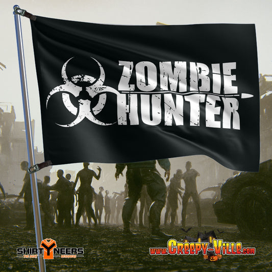 Creepy-Ville - Zombie Hunter - Fahne 90 X 150 cm -