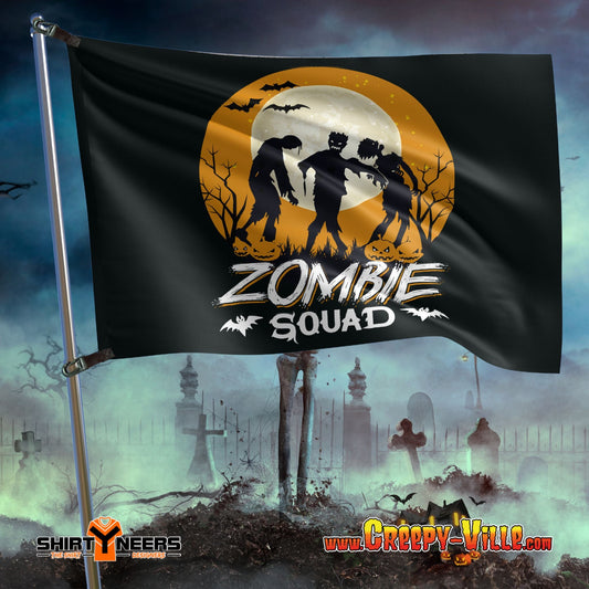Creepy-Ville - Zombie Squad - Fahne 90 X 150 cm - Hissfahnen