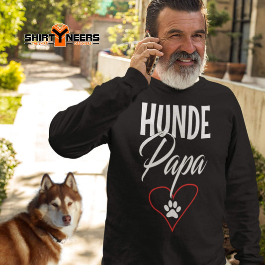 Hunde Papa - Herren Premium Organic Bio Sweatshirt Pullover