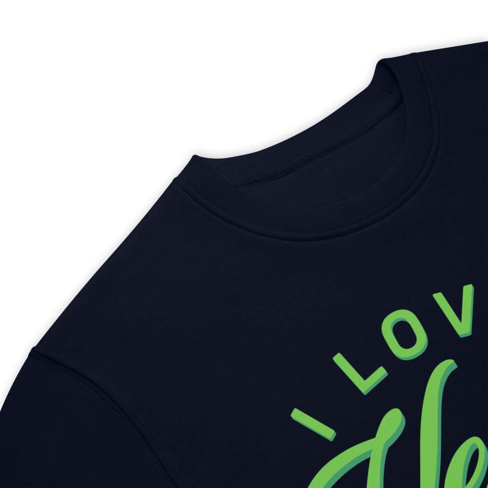 I LOVE VEGANS - Unisex Premium Organic Bio Sweatshirt