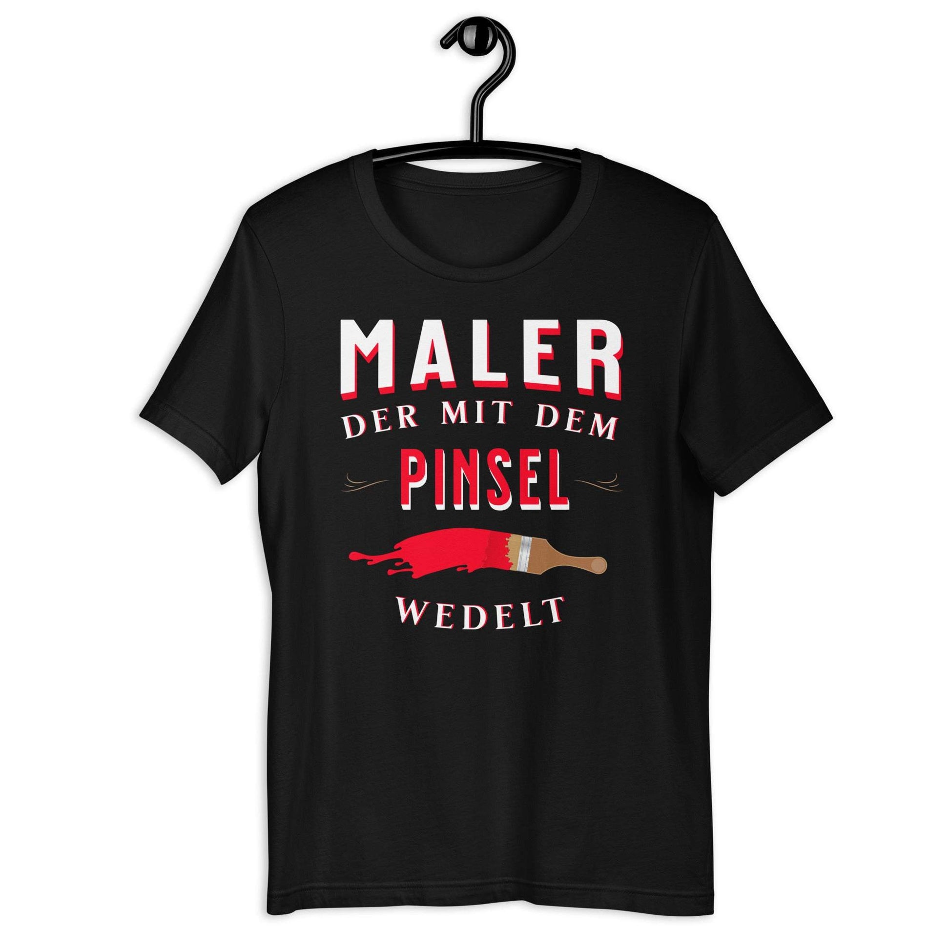 Maler der mit dem Pinsel wedelt - Essentielles schwarzes