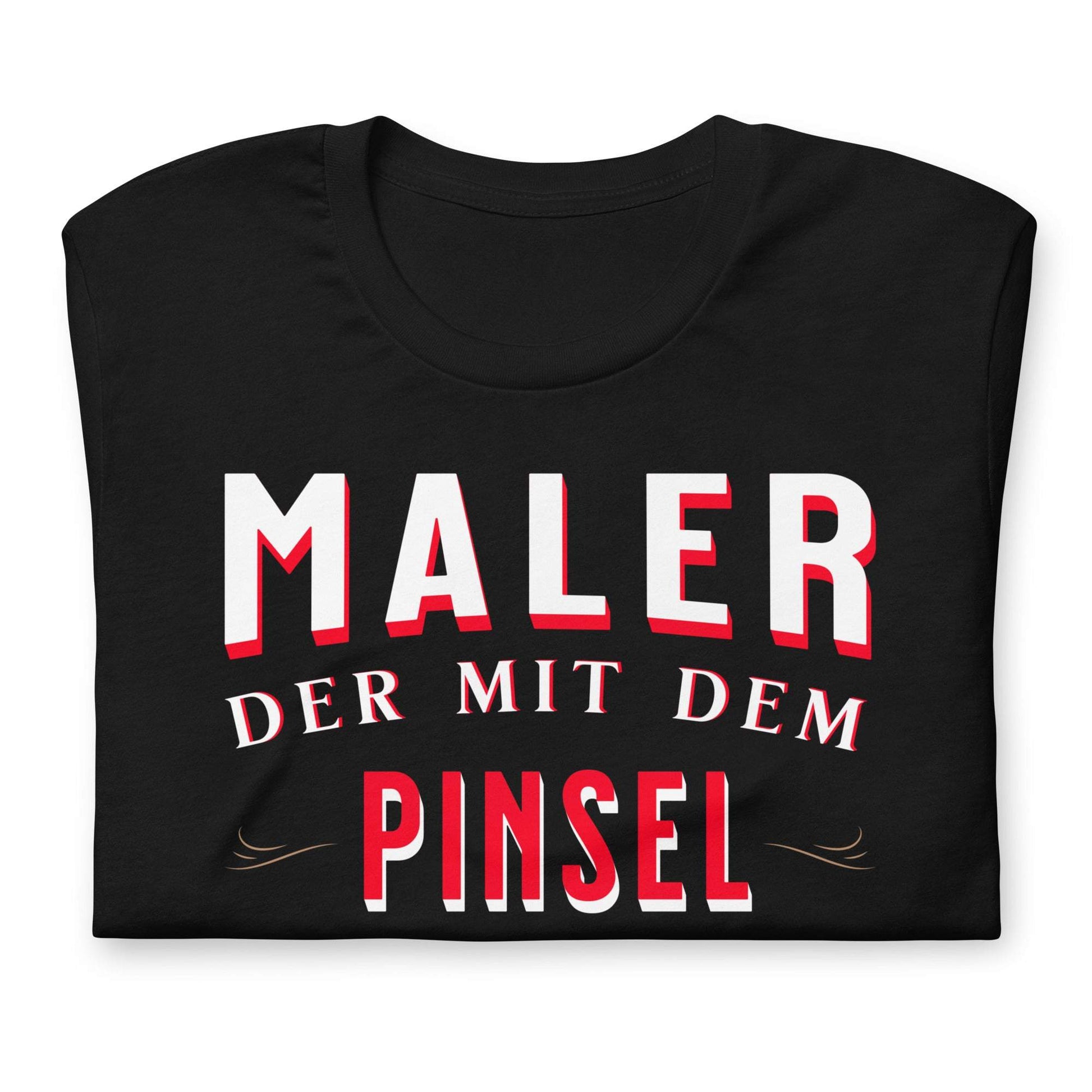Maler der mit dem Pinsel wedelt - Essentielles schwarzes