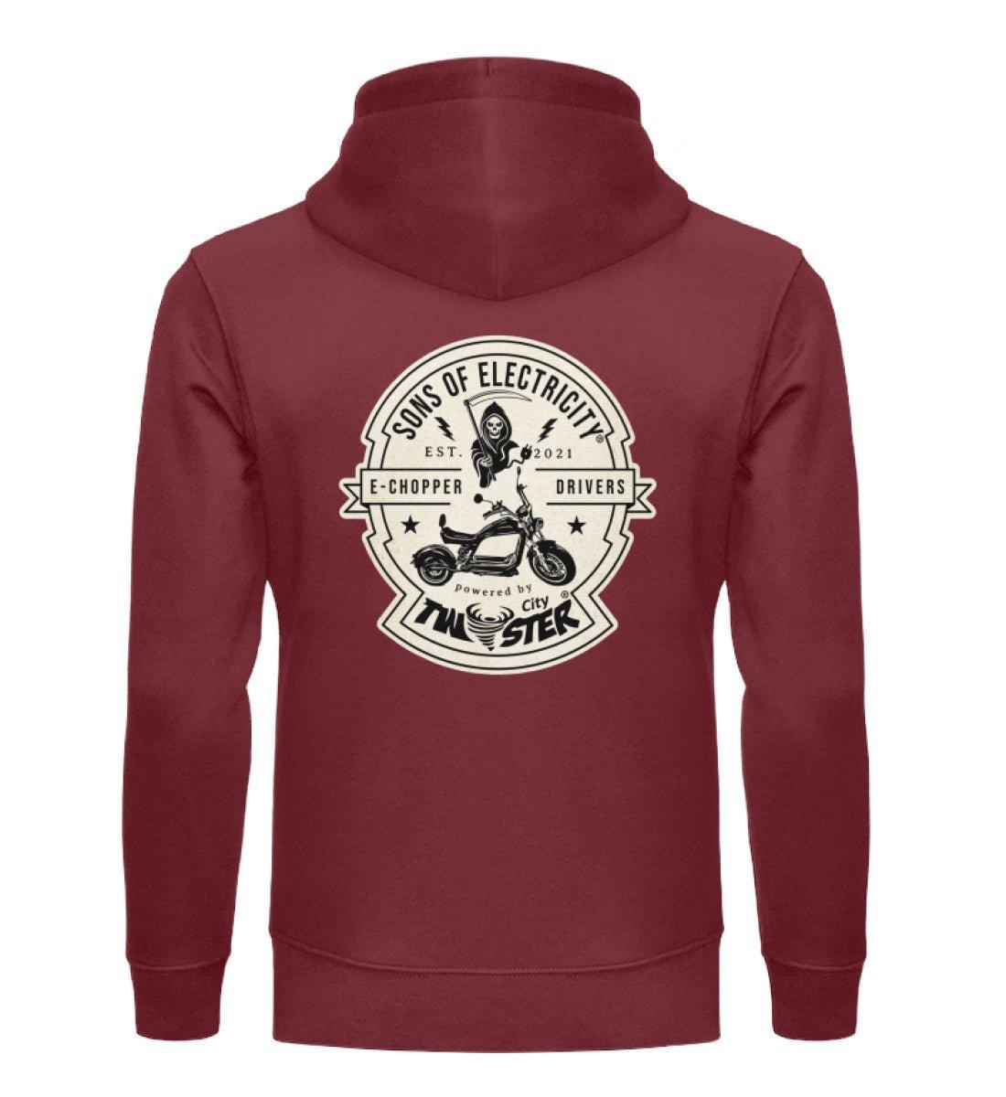 Organic Premium E-Chopper Hoodie: SONS OF ELECTRICITY –