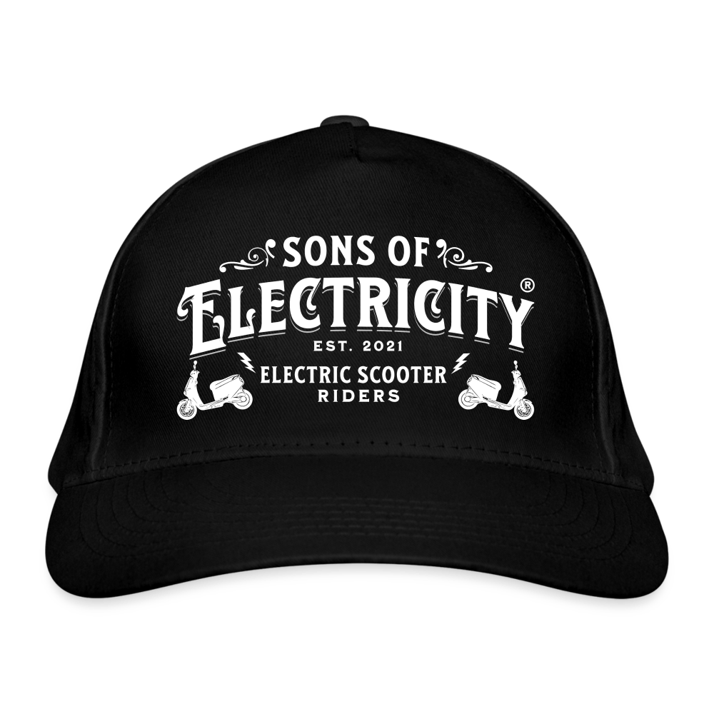 Premium E-Motorroller Bio-Baseballkappe: SONS OF ELECTRICITY