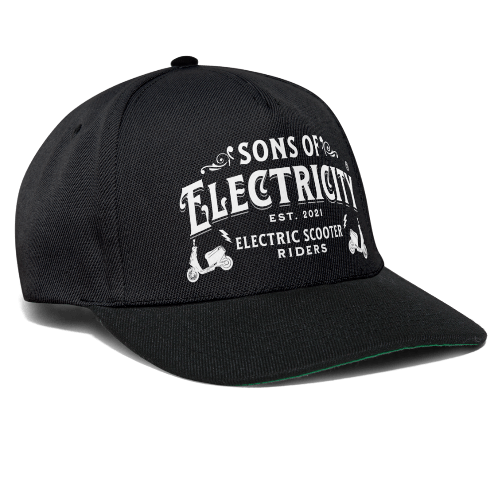 Premium E-Motorroller Snapback Cap: SONS OF ELECTRICITY