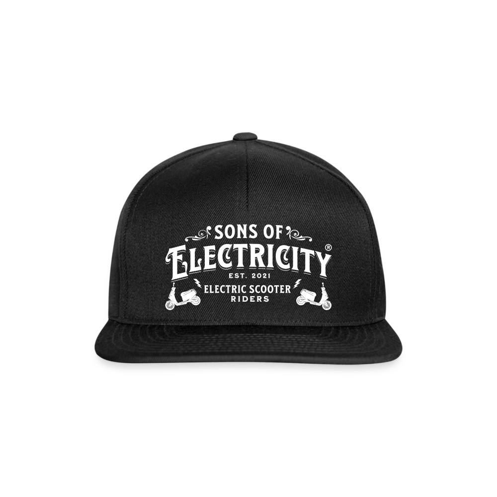 Premium E-Motorroller Snapback Cap: SONS OF ELECTRICITY