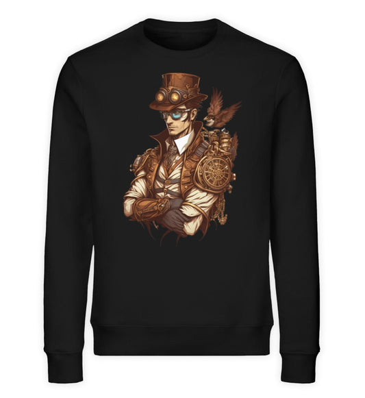 Premium Organic Sweatshirt im Steampunk Style - Mann