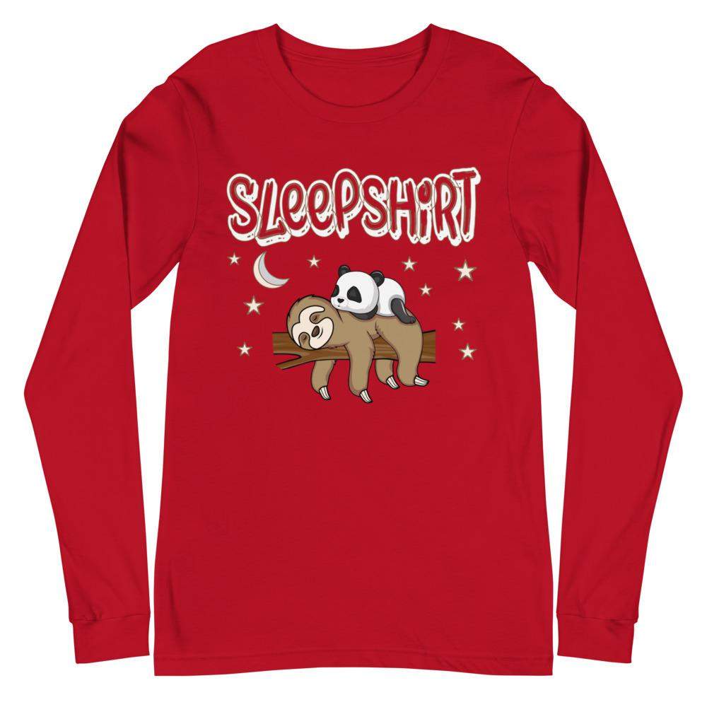 Sleep Shirt - Unisex Langarm Premium T-Shirt mit Aufdruck