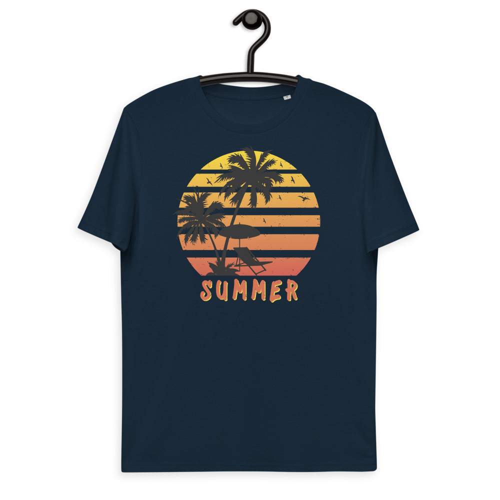 Summer - Premium Bio Unisex Kurzarm T-Shirt mit Aufdruck