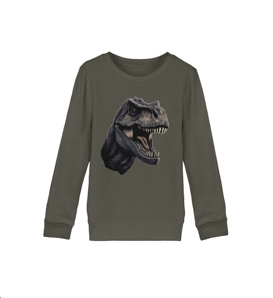 Kinder Organic Premium Bio Sweatshirt - Tyrannosaurus Kopf -